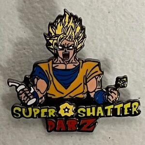 Dragonball Z Super Shatter Goku 420 Pin Yellow Hard Enamel New